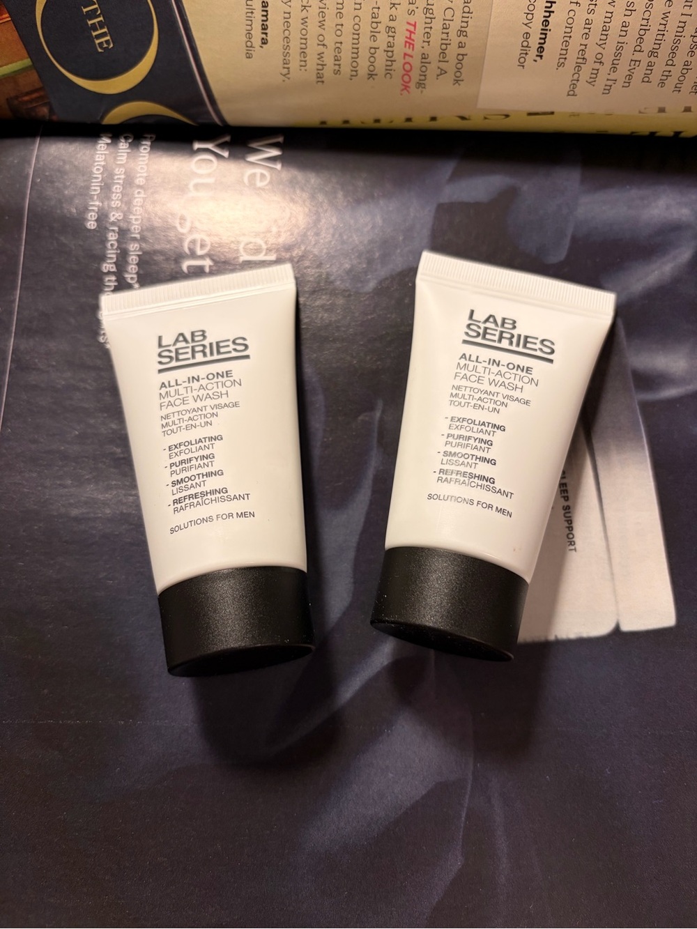 Lab Series All-In-One Multi-Action Face Wash duo for travel size new